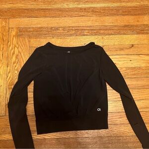 GAP Fit breathe long sleeve shirt in black